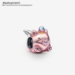 Pandora Flying Unicorn Pig Charm|Pendant